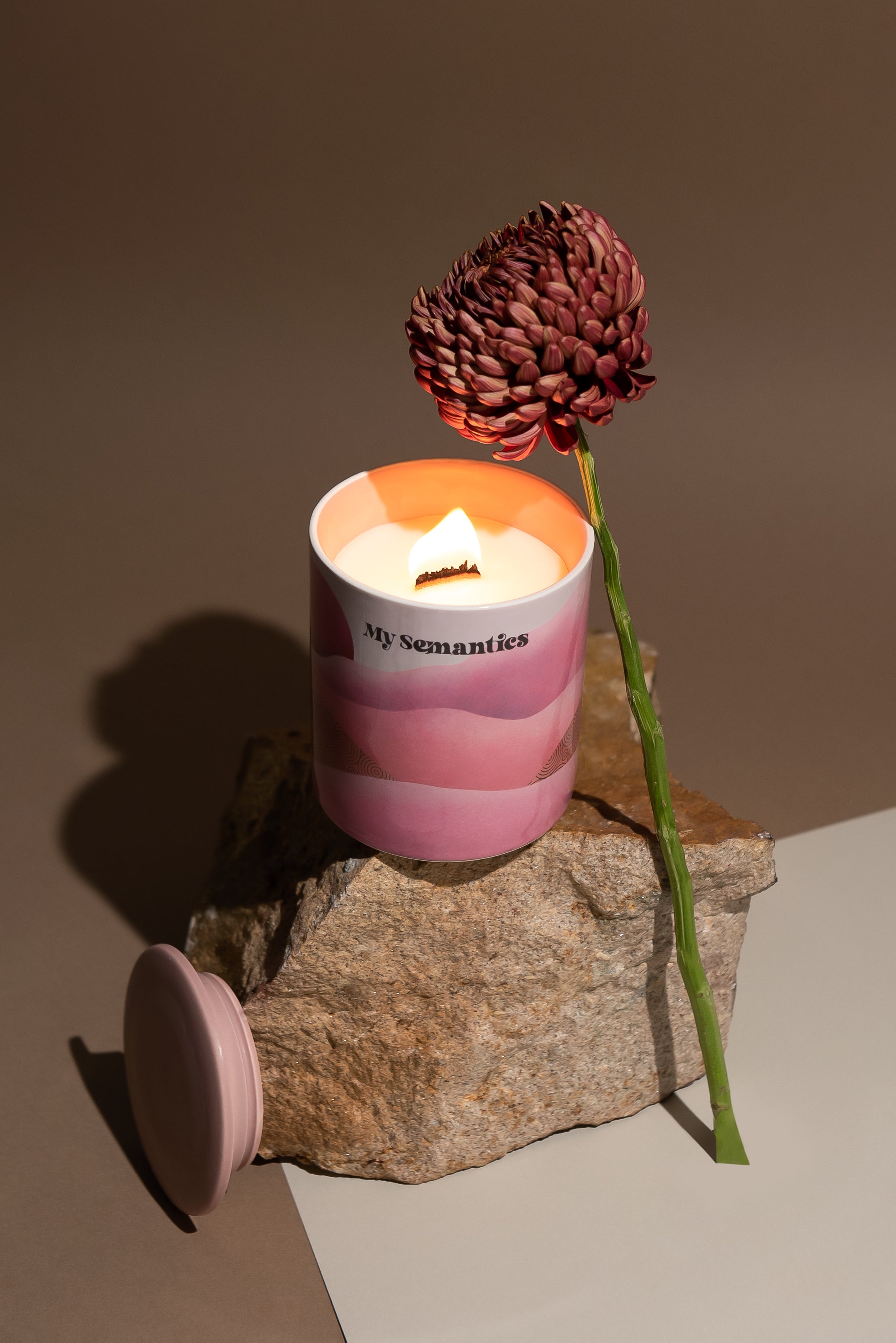 Pink Champagne Scented Candle – My Semantics